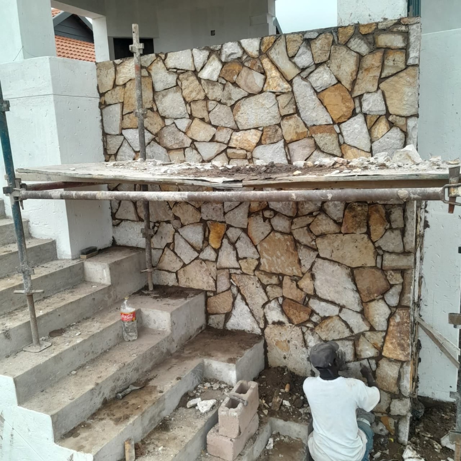 Actual construction stage: Craft in the details.